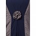 Polka dotted layered abaya- Grey-Navy Blue Polka dotted layered abaya- Grey-Navy Blue